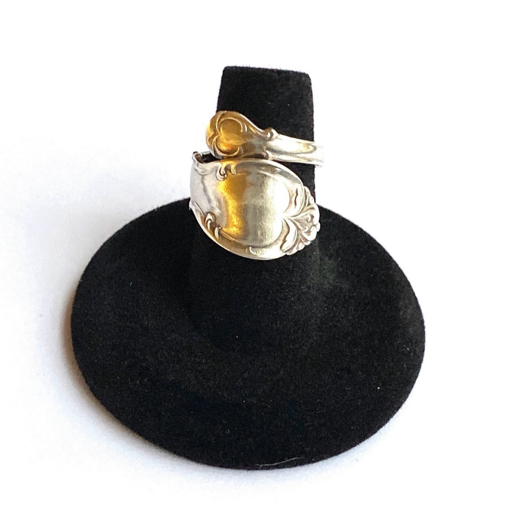 Vintage Silver Plated Spoon Ring Rogers Brothers Size 6 1/2